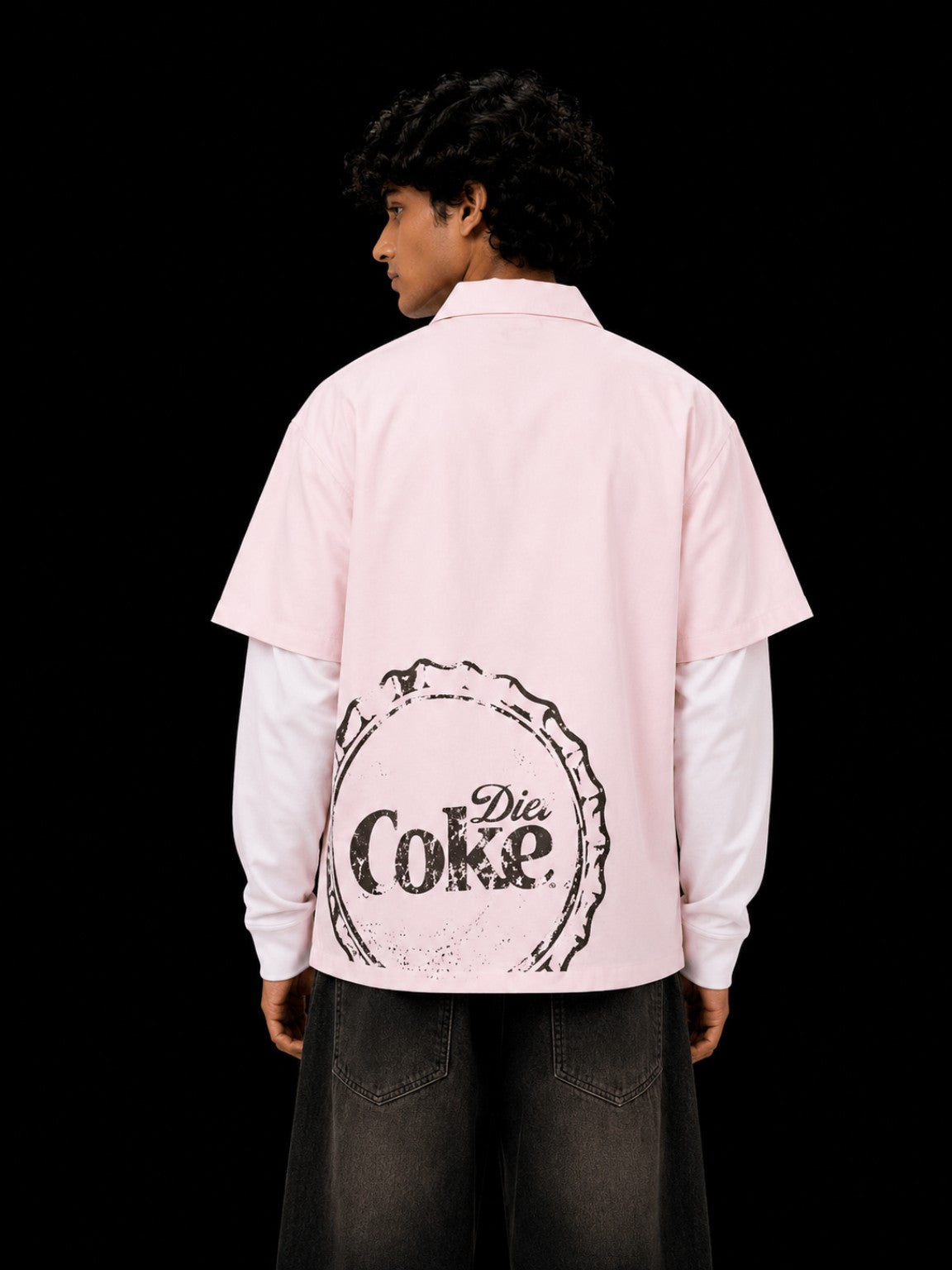 DR Sleeve Shirt pink back