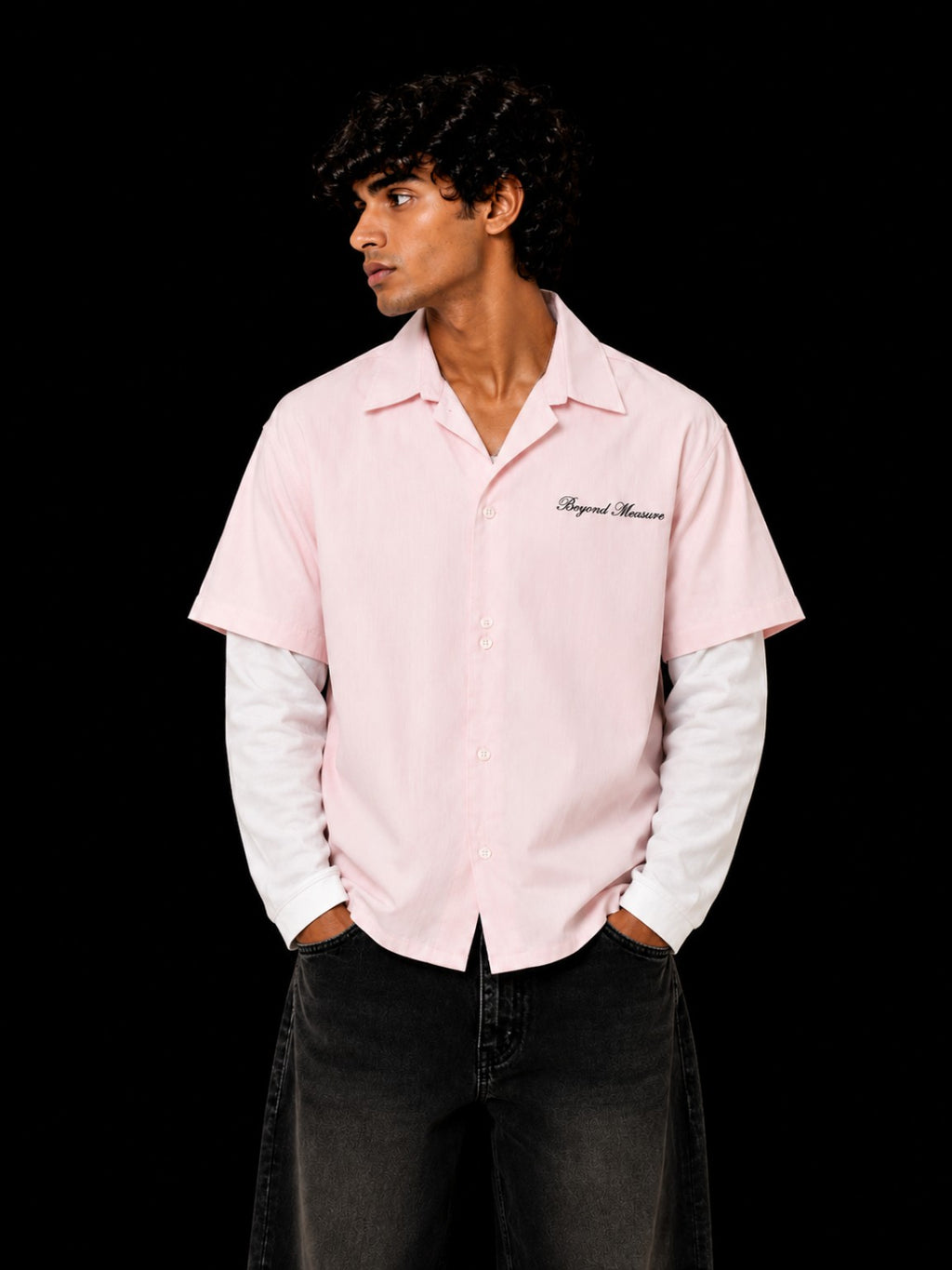 DR Sleeve Shirt pink front