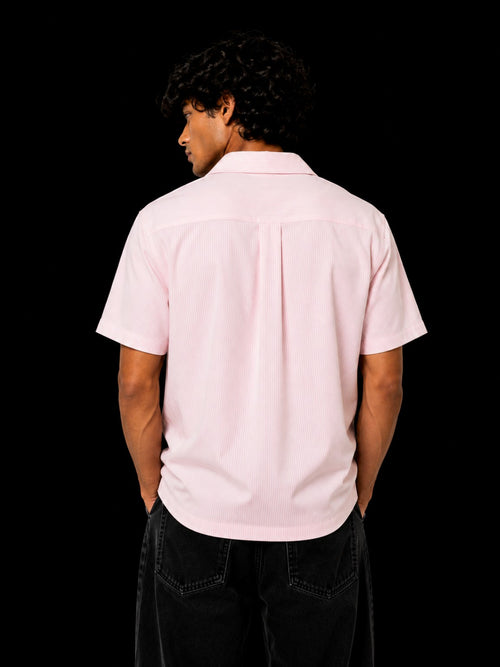 Knot Shirt pink back view