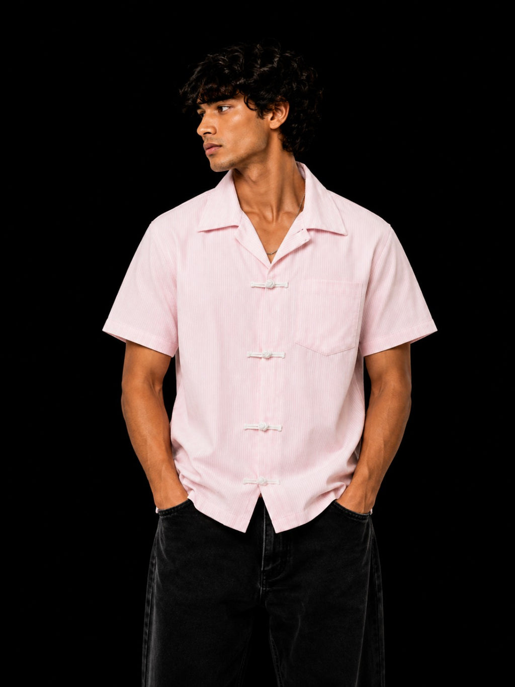 Knot Shirt pink front view