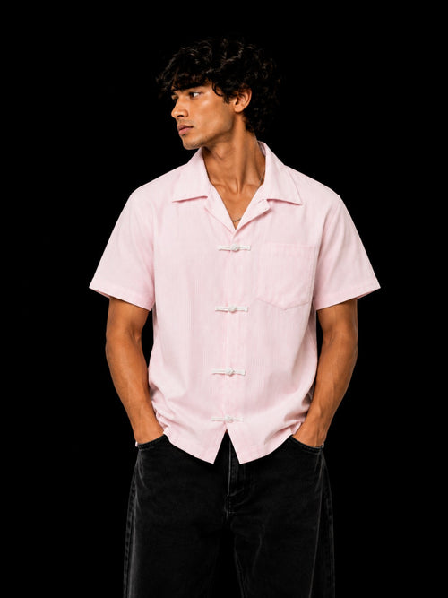 Knot Shirt pink front view