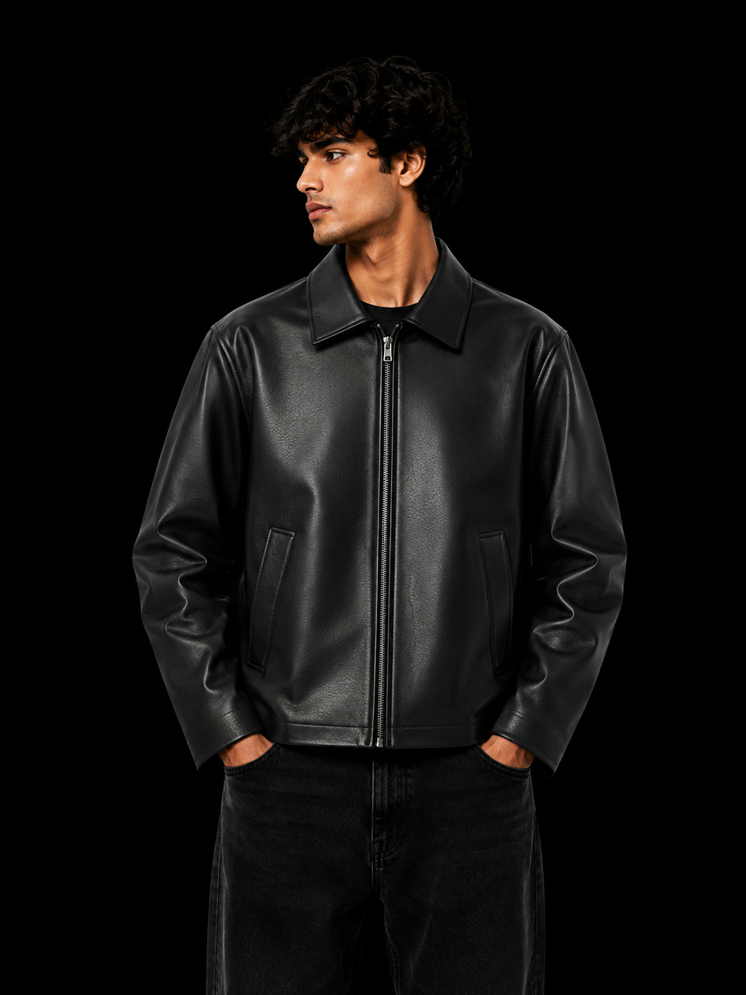 LEATHER JACKET (FAUX LEATHER)