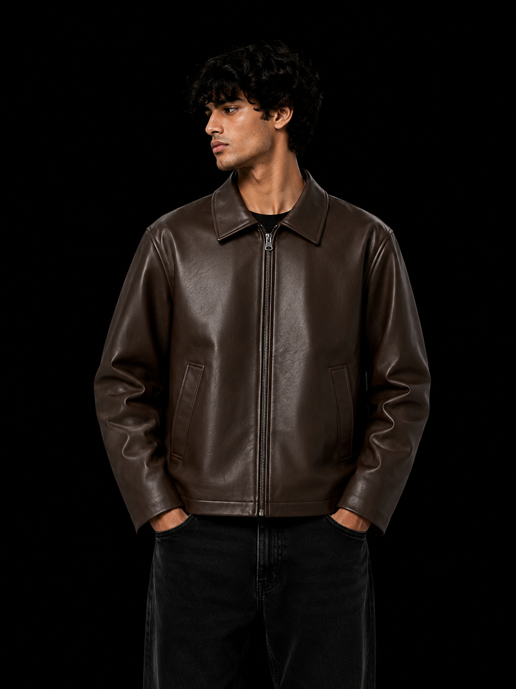 LEATHER JACKET (FAUX LEATHER)