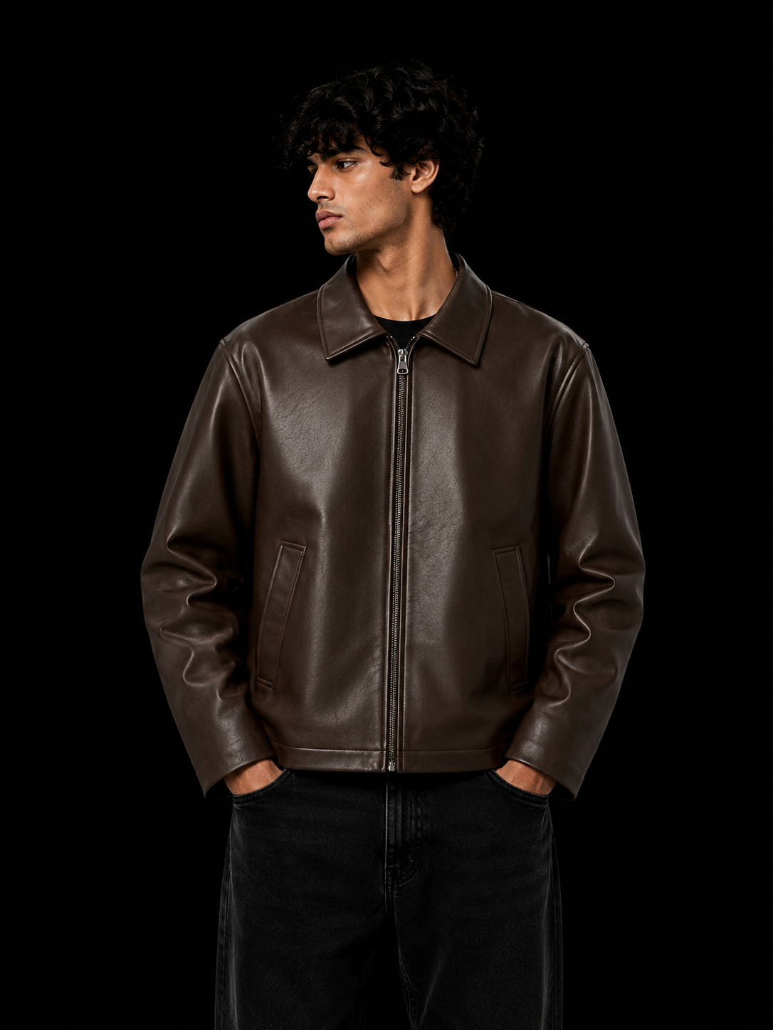 LEATHER JACKET (FAUX LEATHER)