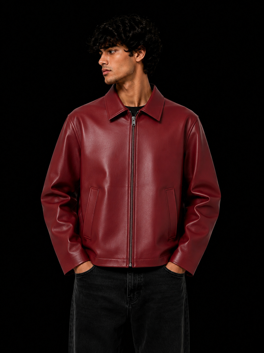 LEATHER JACKET (FAUX LEATHER)