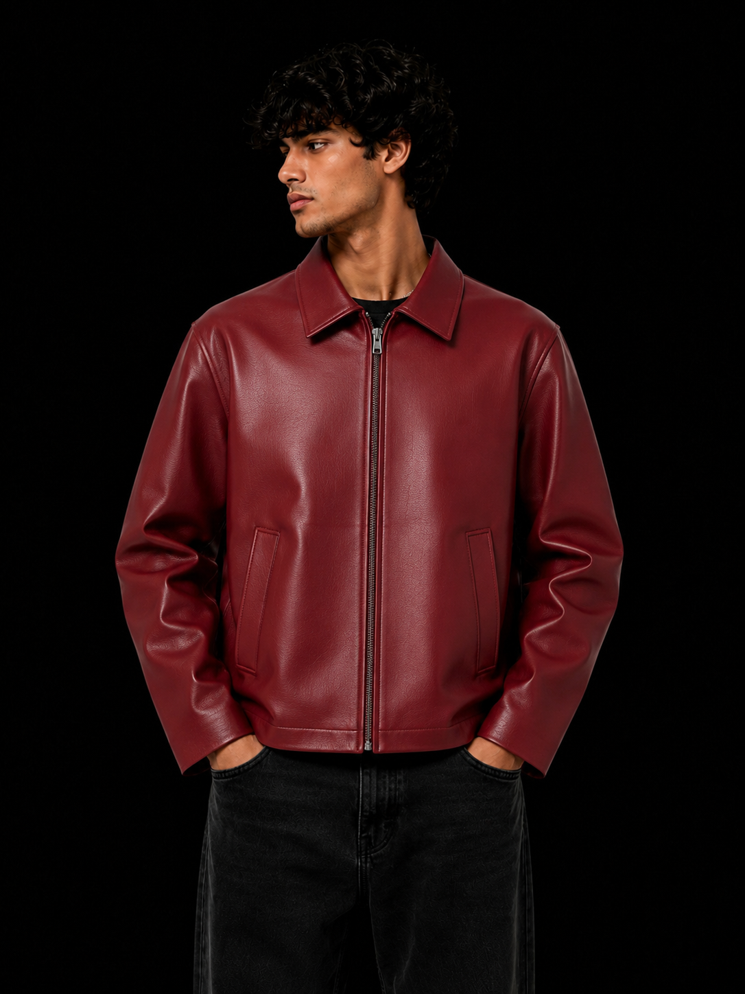 LEATHER JACKET (FAUX LEATHER)