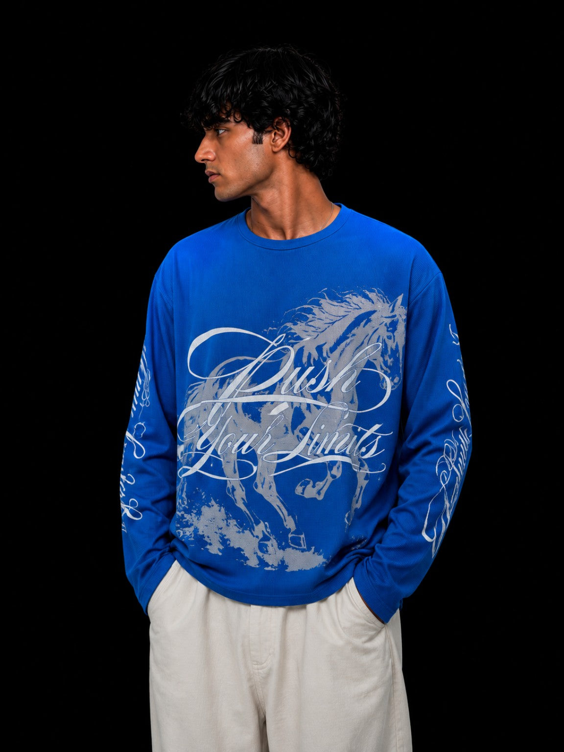 WAFFLE - PUSH YOUR LIMITS blue front